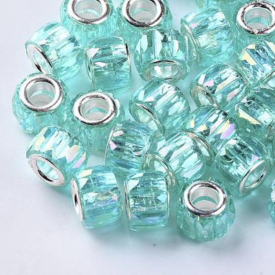 Transparent Resin European Beads RPDL-Q023-A-B03-1