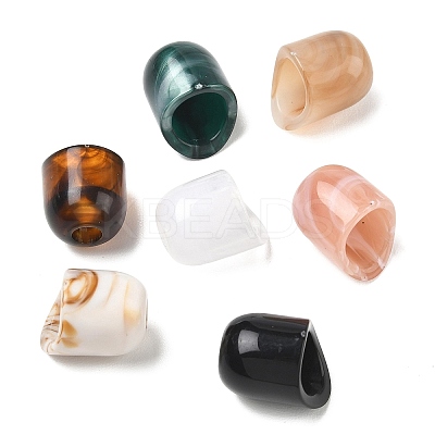 Iregular Acrylic European Beads AC-CBA00C1-03-1