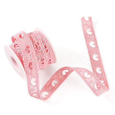 4.2 Yards Heart Milk Fiber Lace Trim OCOR-TA0003-51B-1