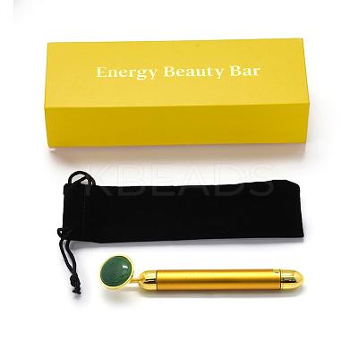 Natural Green Aventurine Electric Massage Sticks G-E515-13M-1