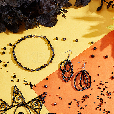DIY Glass Beads Bracelet Making Kit DIY-PH0006-42-1