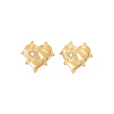 Ion Plating(IP) 304 Stainless Steel Stud Earring Findings STAS-N097-242LG-1