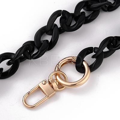 Acrylic Curb Chains Bag Straps FIND-WH0082-79B-1