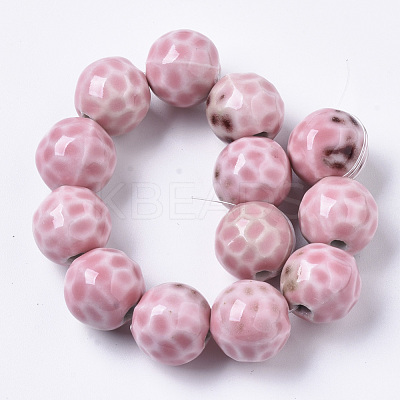 Handmade Porcelain Beads PORC-S498-22K-1