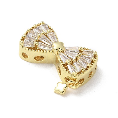Brass Micro Pave Cubic Zirconia Pendants KK-A236-21G-01-1
