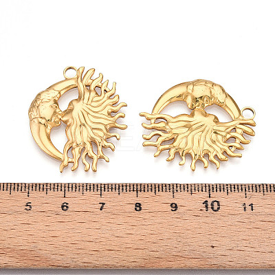 304 Stainless Steel Pendants STAS-N109-92G-1