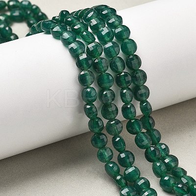 Natural Dyed White Jade Beads Strands G-C179-A6mm-07-1