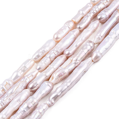 Natural Baroque Pearl Keshi Pearl Beads Strands PEAR-N021-15-1