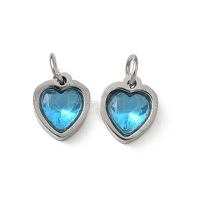 304 Stainless Steel Pendants STAS-D189-06P-03-1-1