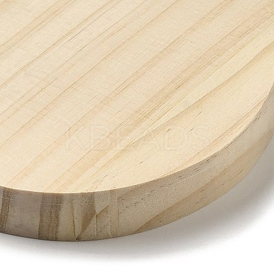 Beech Wooden Bangle & Bracelet & Finger Ring & Beads Display Holder Tray X1-AJEW-D068-01C-1