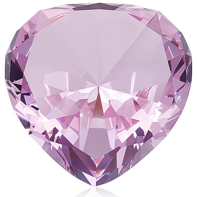 K9 Glass Rhinestone Heart Ornaments DJEW-WH20001-06B-1