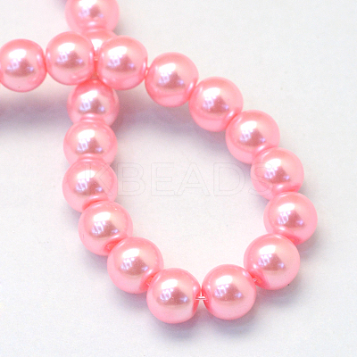 Baking Paint Glass Pearl Bead Strands HY-Q003-3mm-53-1