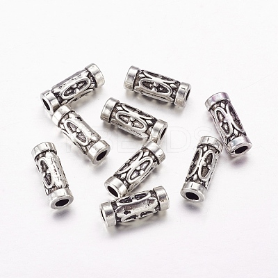 Tibetan Style Alloy Tube Beads LF0843Y-1