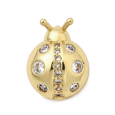 Brass Micro Pave Cubic Zirconia Pendants KK-I360-076G-1