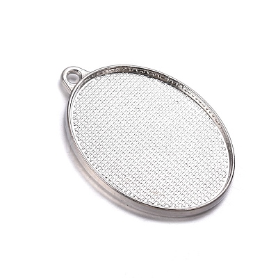 Alloy Pendant Cabochon Settings FIND-TAC0011-116A-P-1