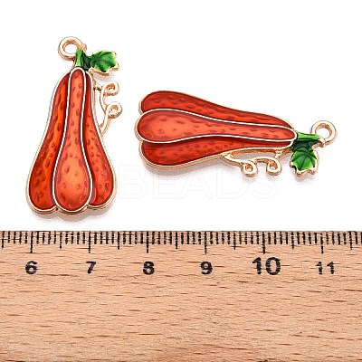Thanksgiving Day Theme Alloy Enamel Pendants ENAM-T020-52H-01-1