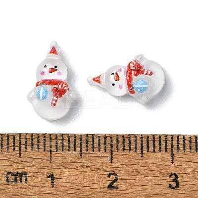 White Christmas Series Resin Cabochons CRES-Q006-02F-1