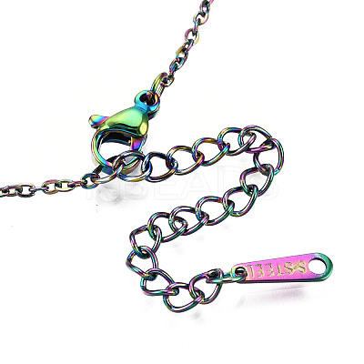 201 Stainless Steel Pendants Necklaces LS-NJEW-S105-JN641-1