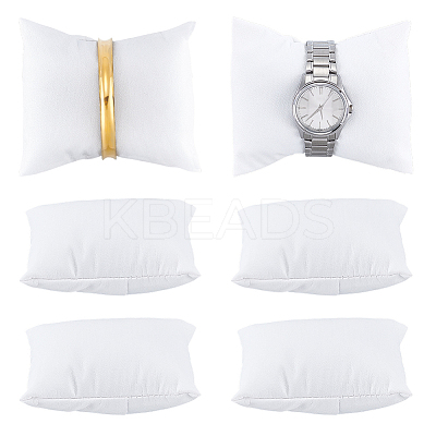 PU Leather Jewelry Watch/Bracelet Display Pillows LS-ODIS-WH0043-198B-1