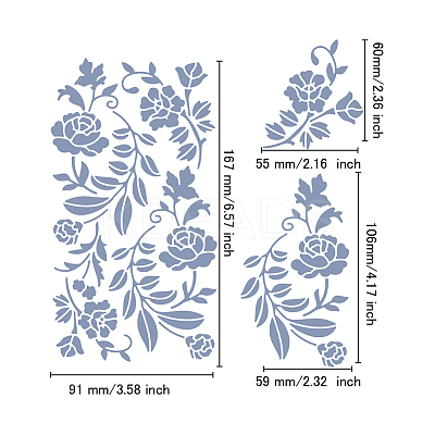 Retro Stainless Steel Metal Cutting Dies Stencils DIY-WH0242-298-1