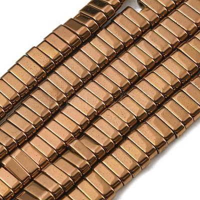 Electroplated Non-magnetic Synthetic Hematite Beads Strands G-C106-B02-13A-1