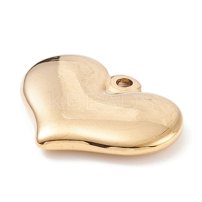 PVD Vacuum Plating 304 Stainless Steel Stamping Blank Tag Heart Pendants STAS-G218-08G-2-1