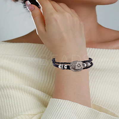 1Pc Retro Multi-strand Bracelets BJEW-LP0003-65-1