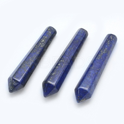 Natural Lapis Lazuli Pointed Beads G-E490-E20-1
