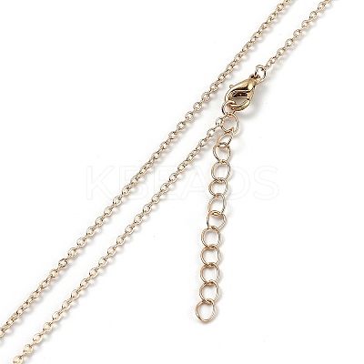 Golden Plated Heart with Constellation/Zodiac Sign Alloy Enamel Pendant Necklaces NJEW-H214-A07-G-1