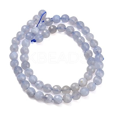 Natural Blue Lace Agate Beads Strands G-C280-B07-6mm-1
