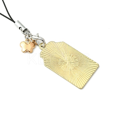 12Pcs 6 Style Japanese Style Enamel Omamori Blessing Decoration Phone Charms Strap HJEW-PH01770-1
