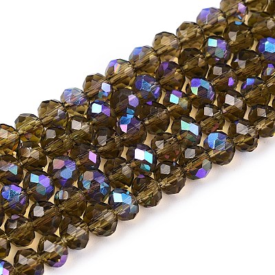 Electroplate Glass Beads Strands EGLA-A044-T4mm-L16-1