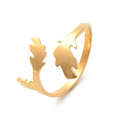 304 Stainless Steel Open Cuff Rings RJEW-Q808-02B-G-1