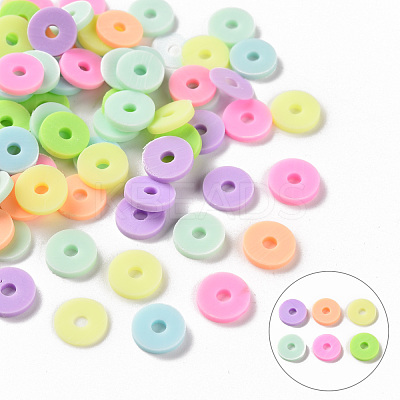Handmade Polymer Clay Beads X-CLAY-T019-03A-1