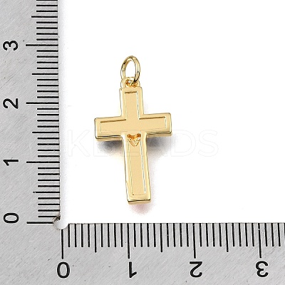 Brass Enamel Pendants KK-A303-41G-1