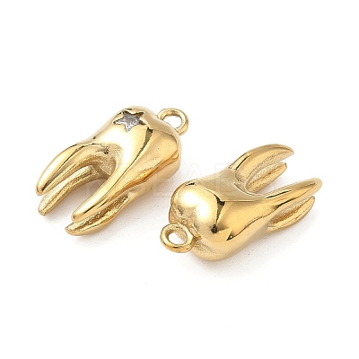 304 Stainless Steel Pendants STAS-C134-35G-1