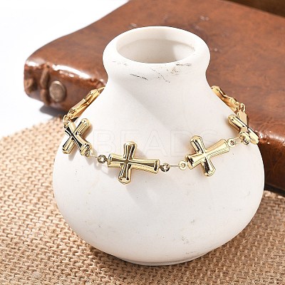 304 Stainless Steel Link Chain Bracelets for Women BJEW-U021-08G-03-1