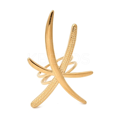 Dragonfly 304 Stainless Steel Finger Rings for Women RJEW-A091-13G-1