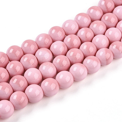 Baking Paint Glass Beads X1-DGLA-N012-10mm-01-1