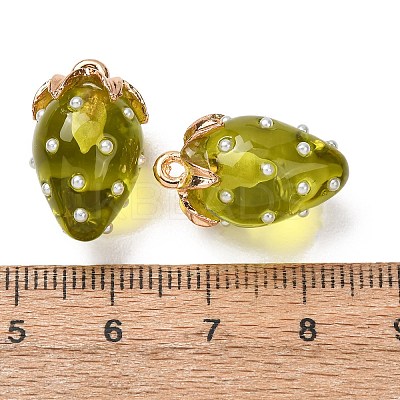 Resin Pendants FIND-C096-01G-01-1