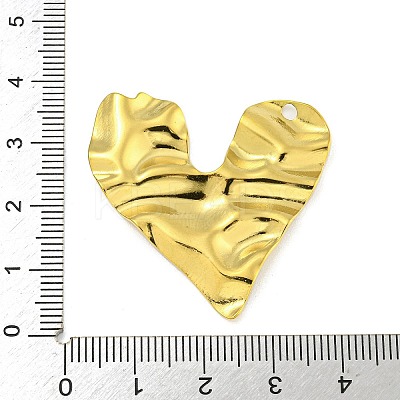 Ion Plating(IP) Hammered 304 Stainless Steel Pendants STAS-M001-08G-1