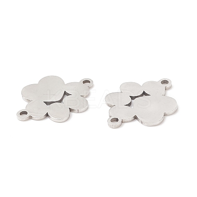 Non-Tarnish 201 Stainless Steel Connector Charms STAS-G296-16P-1