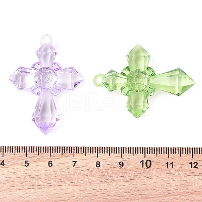 Transparent Acrylic Pendants TACR-Z004-01-1