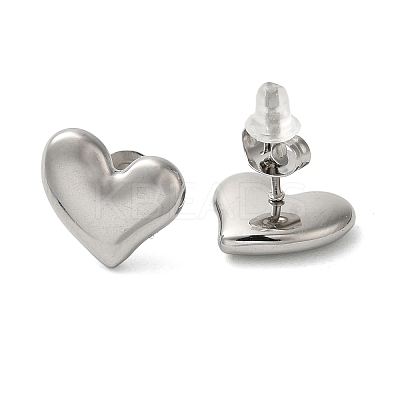 Non-Tarnish 304 Stainless Steel Stud Earrings LS-EJEW-U001-05P-02-1