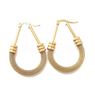 201 Stainless Steel Hoop Earrings EJEW-Q026-15G-A-1