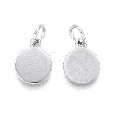 Non-Tarnish 304 Stainless Steel Charms EJEW-L238-02A-P-1