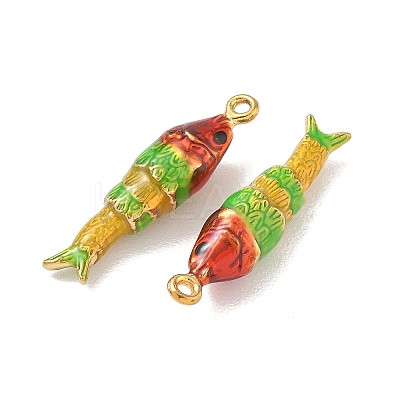 304 Stainless Steel Enamel Pendants STAS-L316-22G-06-1