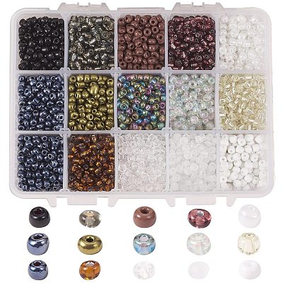 6/0 Glass Seed Beads SEED-JP0009-01-4mm-1