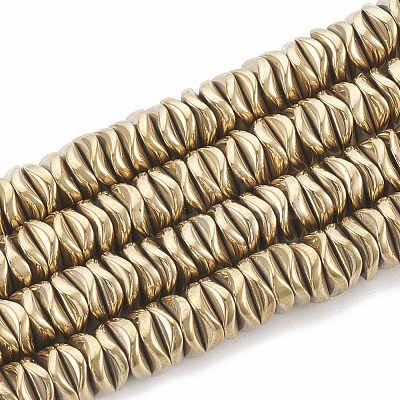 Electroplate Non-magnetic Synthetic Hematite Beads Strands X-G-N0321-07K-1