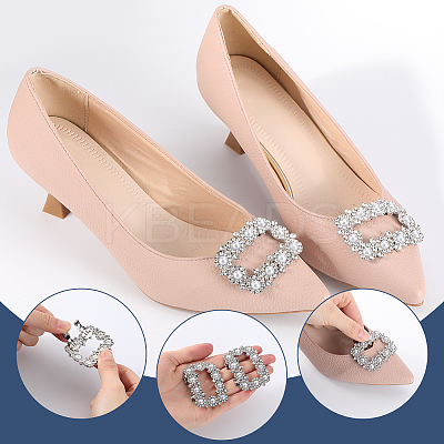 Alloy Rhinestone Shoe Decoration FIND-GF0006-01B-P-1